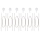 thumbnail image 1 of Uxcell 6 Paquete Colgador de Placas 6" Acero Inoxidable Colgadores de Placas Invisibles para Placas Decorativas Plata, 1 of 6