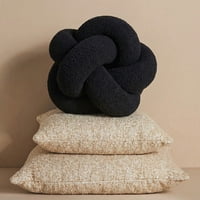 Santú Home & Deco - Cojín Nudo Negro Bouclé Deco