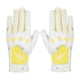 thumbnail image 2 of 2 Guantes De Golf De Piel Sintética Para Mujer, Flexibles, Antideslizantes, Transpirables, Suaves Para Gimnasio, Amarillo 22, 2 of 5