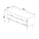 thumbnail image 3 of Rack Horizont Color Blanco Madera, 3 of 3