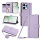 thumbnail image 1 of Funda Billetera de Cuero Sintético para Honor X6D, Morado Claro, 1 of 6