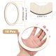 thumbnail image 2 of Uxcell 6.1 Pulgadas Anillos de Madera Sin Terminar Anillo de Madera Natural Círculo Adornos Redondos, 10 Piezas, 2 of 6