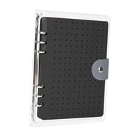 Magideal - Libro De Exhibición De Broches De Fieltro, Insignias De Metal, Álbum De Recuerdos Para El Pecho, Regalo De Cumpleaños Moderno, Tablero De Colección De Negro