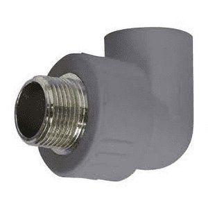Edr - Codo Fusión Ppr 25 X 3/4 He/Soldar Gris Metal