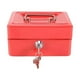 thumbnail image 2 of Caja Fuerte Metálica Dinero + Llave Seguridad 15x12cm Rojo, 2 of 3