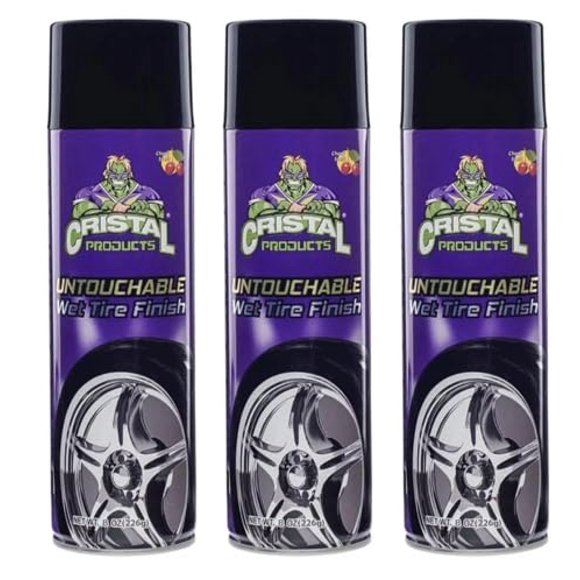 Brillo para Neumáticos Cristal Products 240 ml (3 unidades) Impermeable
