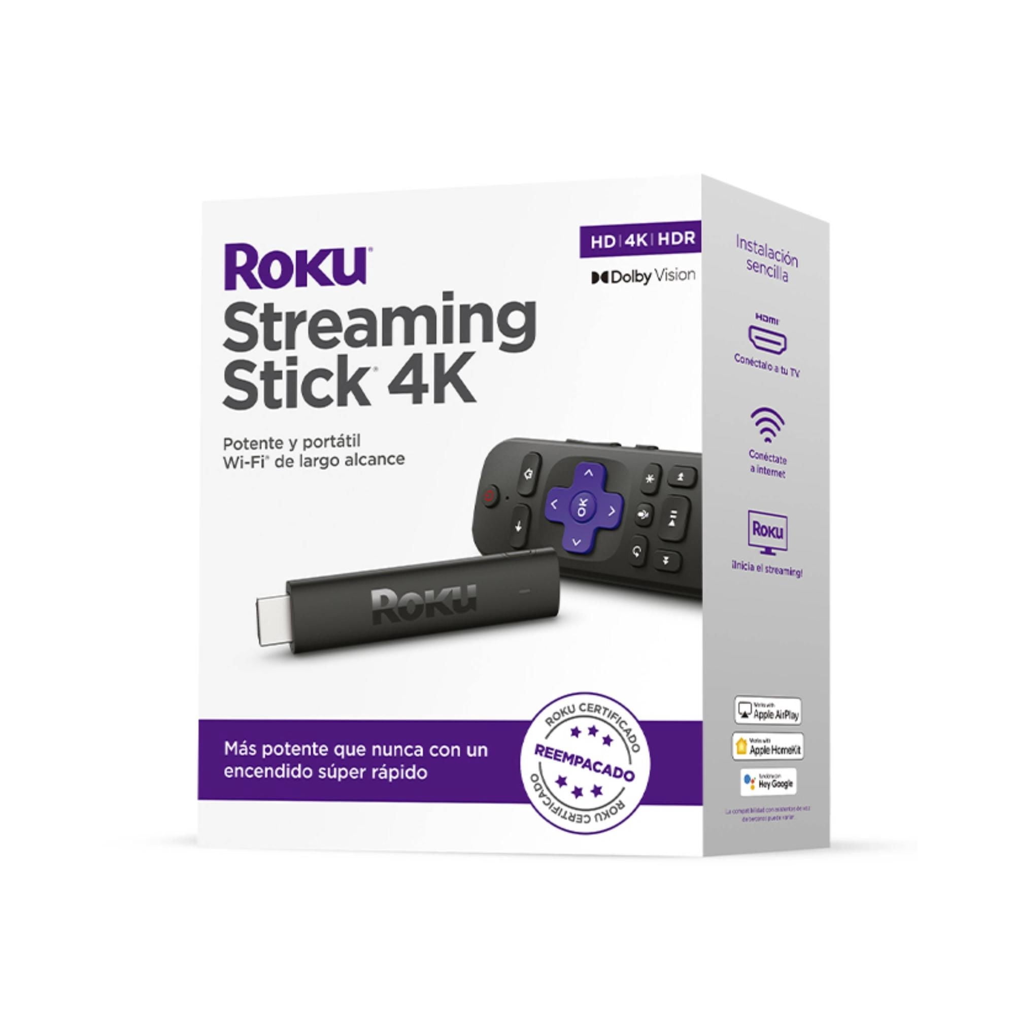 Dispositivo de Streaming Roku Stick 4K | Lider