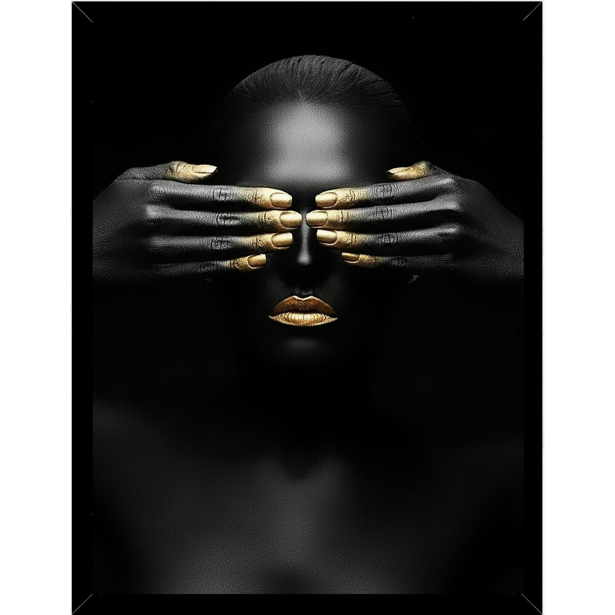 Genérico - Cuadro Decorativo Mujer Artistico 2 Medidas 30x40 Cm