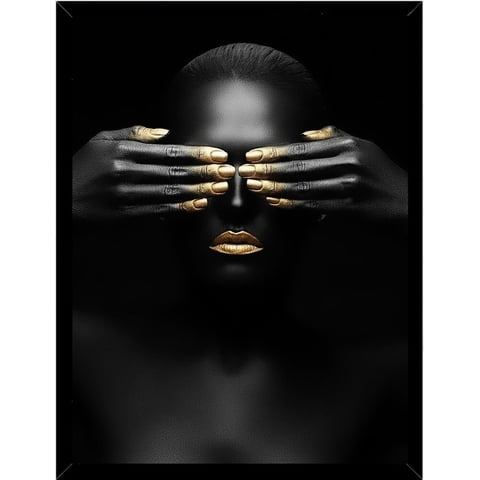 Genérico - Cuadro Decorativo Mujer Artistico 2 Medidas 30X40 Cm