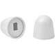 thumbnail image 4 of 2pcs Universal Toilet Bolt Caps, Round Plastic Push-On Toilet Bowl Bolt Caps Covers, With Extra Washers For Easy Installation, 1.44 Inch Height, White Color, 4 of 4