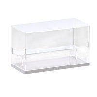 Magideal - Vitrina Protección A Prueba De Polvo Soporte De Almacenamiento De Acrílico , Estante Organizador Para Coleccionables Modelo , 2 Niveles Tipo 1 2 Niveles