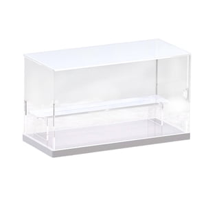 Magideal - Vitrina Protección A Prueba De Polvo Soporte De Almacenamiento De Acrílico , Estante Organizador Para Coleccionables Modelo , 2 Niveles Tipo 1 2 Niveles