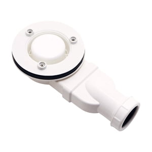 Magideal - Desagüe De Ducha De Bajo, Desagüe Lateral De 90Mm, 33 L/Base De Ducha De Flujo De Agua, Desagüe De Pvc Para Baños, Sótanos, Piscinas, Balcones Blanco Sin Tapa