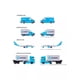 thumbnail image 2 of Set 5 Vehículos Logística Maersk | Majorette, 2 of 2