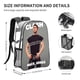 thumbnail image 2 of Nick Jonas Mochila transparente temática, resistente y duradera, bolsa see-through para trabajo, deporte, universidad y viaje, 31 × 43 cm, 2 of 6