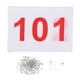 thumbnail image 2 of 100 Piezas Dorsales De Carrera Numerados Dorsales De Carrera 100 Números Números De Carrera De Atletas Del 101 Al 200, 2 of 5