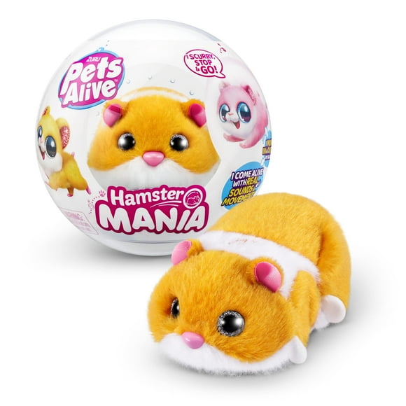 Mascota electrónica Mascotas vivas Hamstermania Naranja de ZURU