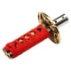 thumbnail image 1 of Perilla De Cambio De Marchas Domineering Samurai Sword Style Catchers Gear Para Coche Manual 10CM Rojo Negro, 1 of 5