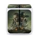 thumbnail image 4 of Los Muertos Vivientes theme 7 colors Alarm Clock Digital LED Alarm Clock Gifts for kids friends family, 4 of 6