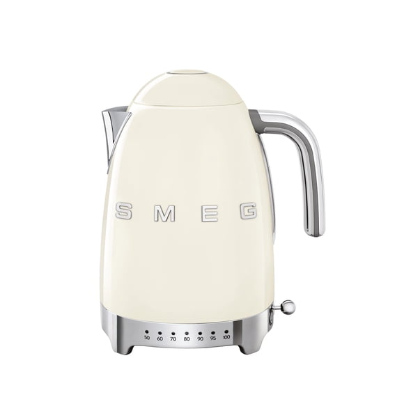 Hervidor eléctrico Smeg 50's Retro 1.7 L de acero inoxidable crema