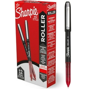Roller Sharpie Punta Ultrafina Rojo X12