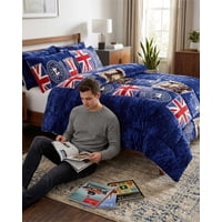 Myl Todo Hogar - Plumón Térmico 2 Plazas Plush Y Chiporro Extra Cálido Invierno