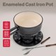 thumbnail image 2 of Juego de fondue Swissmar de 2 L, hierro fundido, 9 piezas, negro, 2 of 8