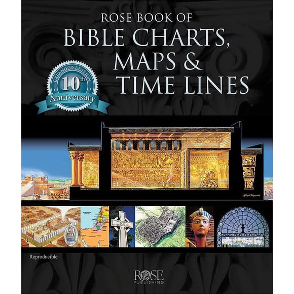 Libro Rose Publishing: Gráficos, Mapas y Cronologías Bíblicas