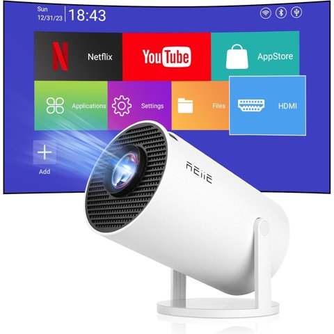 Proyector Mini Reiie Hy300 Pro 720P Wifi6 Bt5 Android 11