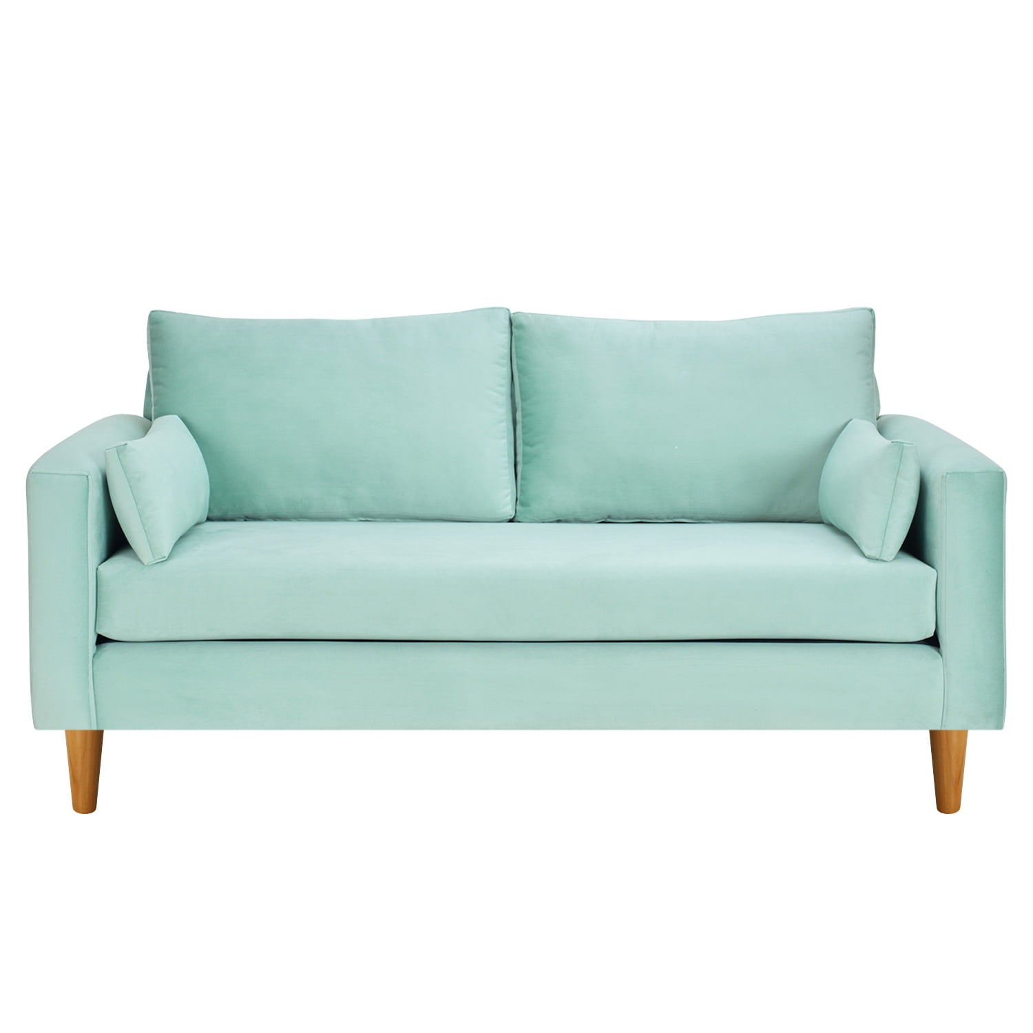 Bodevir - Sofa Sky 3c Felpa 04 Verde Agua