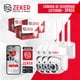 thumbnail image 2 of Pack x3 Cámara de Seguridad Wifi Impermeable Zeker 2MP 5G, 2 of 10