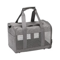 Magideal - Bolsa De Transporte Blanda, Bolsa De Transporte Para Perros Pequeños, Bolsa De Hombro, Cremallera Única, Malla Transpirable De Viaje, Transportín Para Gris