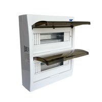 Tablero Eléctrico Sobreponer Drl 24 Modulos Tapa Clara Sec