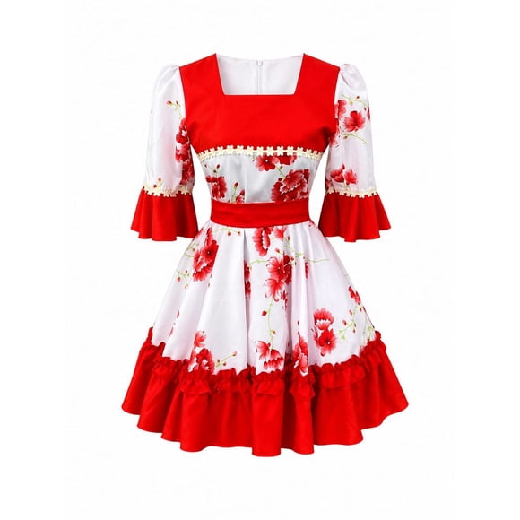 Vestido Huasa China Niña / Mujer Talla 12
