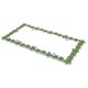 thumbnail image 4 of Marco para placa de matrícula Creathome cromo con margarita verde, 4 of 7