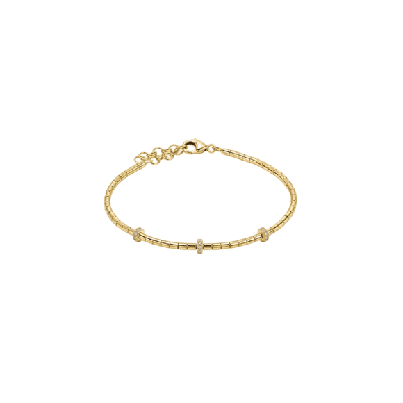 Pulsera Radiant Touch con Baño de Oro 18K.