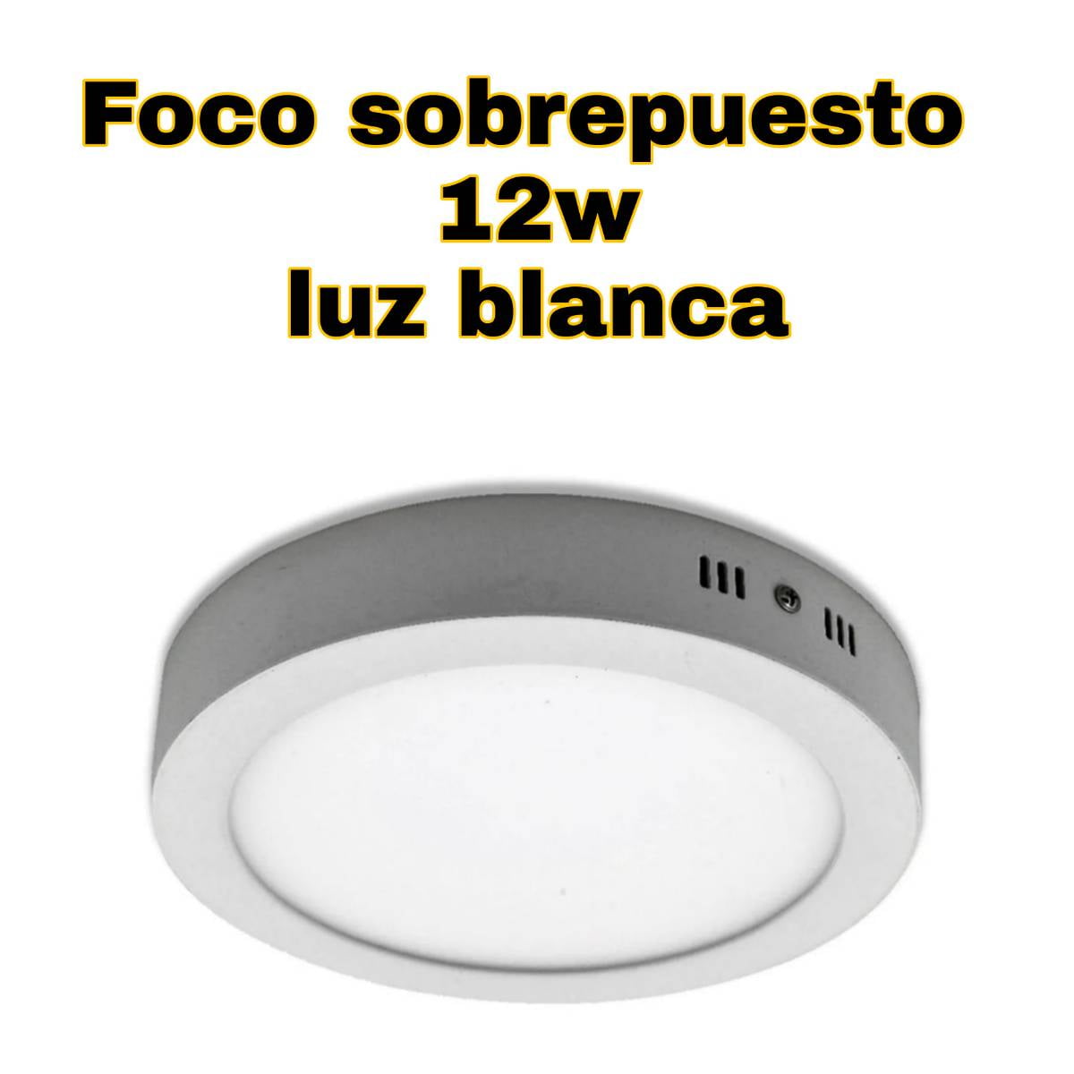 Mundo Eve - Foco Sobrepuesto Redondo12w Luz Blanca