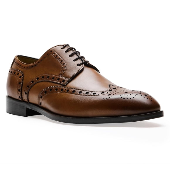 Zapato Hombre Formal Suela Cuero Magno Senato-0-03 Cardinale marron claro 41
