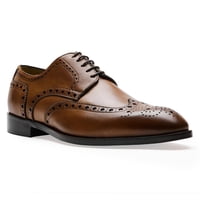 Zapato Hombre Formal Suela Cuero Magno Senato-0-03 Cardinale Marron Claro 42