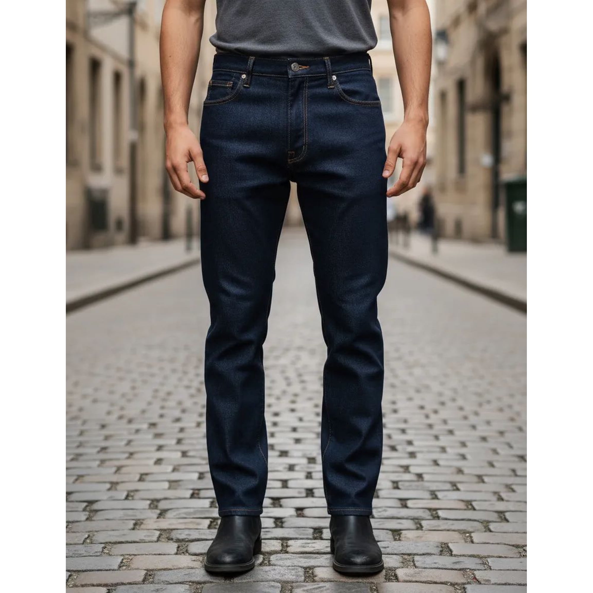 Metalfer - Pantalon Mezclilla Y Prelavado.ropa De Trabajo, Certificado. Talla 56