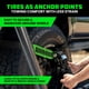 thumbnail image 5 of Correas de amarre para coche Rhino USA, paquete de 4 unidades, 2 x 2,4 m, 4,5 T, resistencia a la ro, 5 of 7