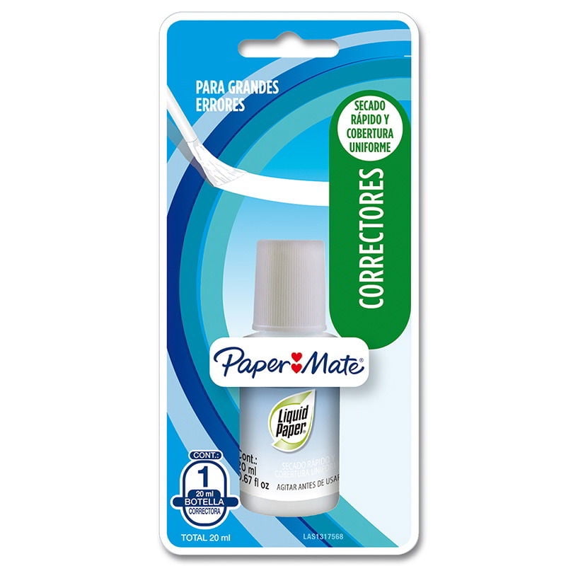 Corrector Líquido Liquid Paper 1 Un Paper Mate