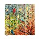 thumbnail image 2 of 180 * 180 cortinas de ducha resistente al moho resistentes creativas imprime pájaros, 2 of 3