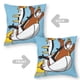 thumbnail image 2 of Tennessee Tuxedo y sus Historias Fundas de almohada de terciopelo con tema, regalos de funda de almohada, decoración para el hogar, cojín de lanzar, regalo de cumpleaños para fans y parejas.61*61cm., 2 of 6