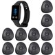 thumbnail image 1 of Sistema inalámbrico de aviso para restaurantes WNKRUN con 1 reloj receptor impermeable y 10 botones de llamada con tecla de cancelación, 1 of 8
