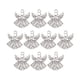 thumbnail image 1 of 10x Angel Charm Pendants Retro Alloy DIY Para Sombrero Llaveros Cremallera Tiradores Plata, 1 of 5