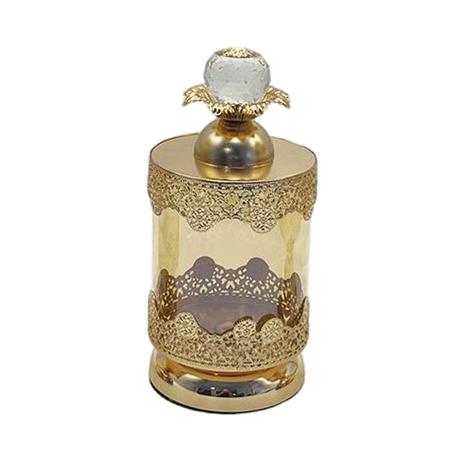 Bothyi - Tarro De Cristal De Lujo Europeo Para Almacenar Azúcar, Centro De Mesa De Cocina, Tarro Para Dulces, 21 Cm X 10,5 Cm