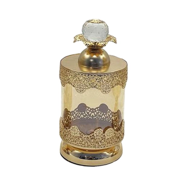 Tarro De Cristal De Lujo Europeo Para Almacenar Azúcar, Centro De Mesa De Cocina, Tarro Para Dulces, 21 Cm X 10,5 Cm