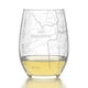 thumbnail image 2 of Copa de vino Well Told con mapa de San Francisco grabado, 444 ml, 2 of 5
