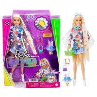 Barbie - Muñeca Extra Conjunto De Flores